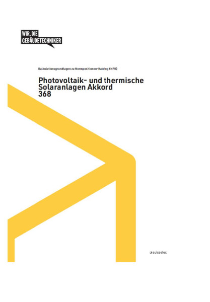 Photovoltaik und thermische Solaranlagen Akkord NPK 368 (Buch gebunden)