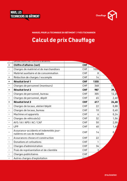 Calcul de prix Chauffage