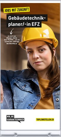 Wanderausstellung Gebäudetechnikplaner/in EFZ