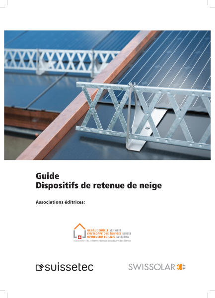Guide Dispositifs de retenue de neige
