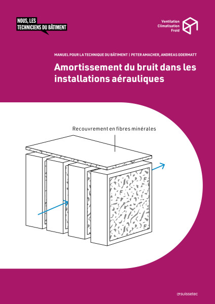 Amortissement du bruit dans les installations aérauliques
