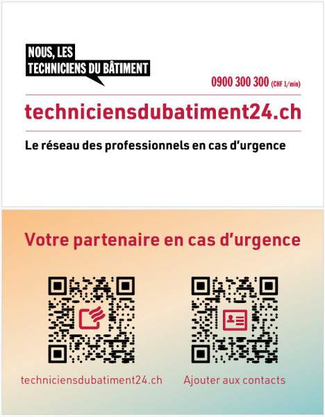 Cartes de visite techniciensdubatiment24.ch