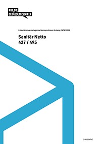 Sanitär Netto NPK 427/495 (Buch gebunden)